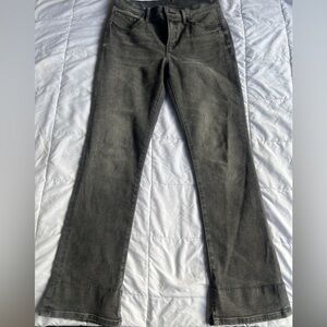 EXPRESS CHARCOAL FLARE WOMENS JEANS